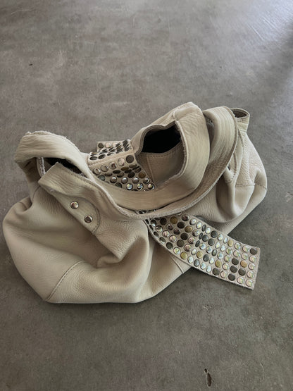 Trés Studded Leather Tote Bag