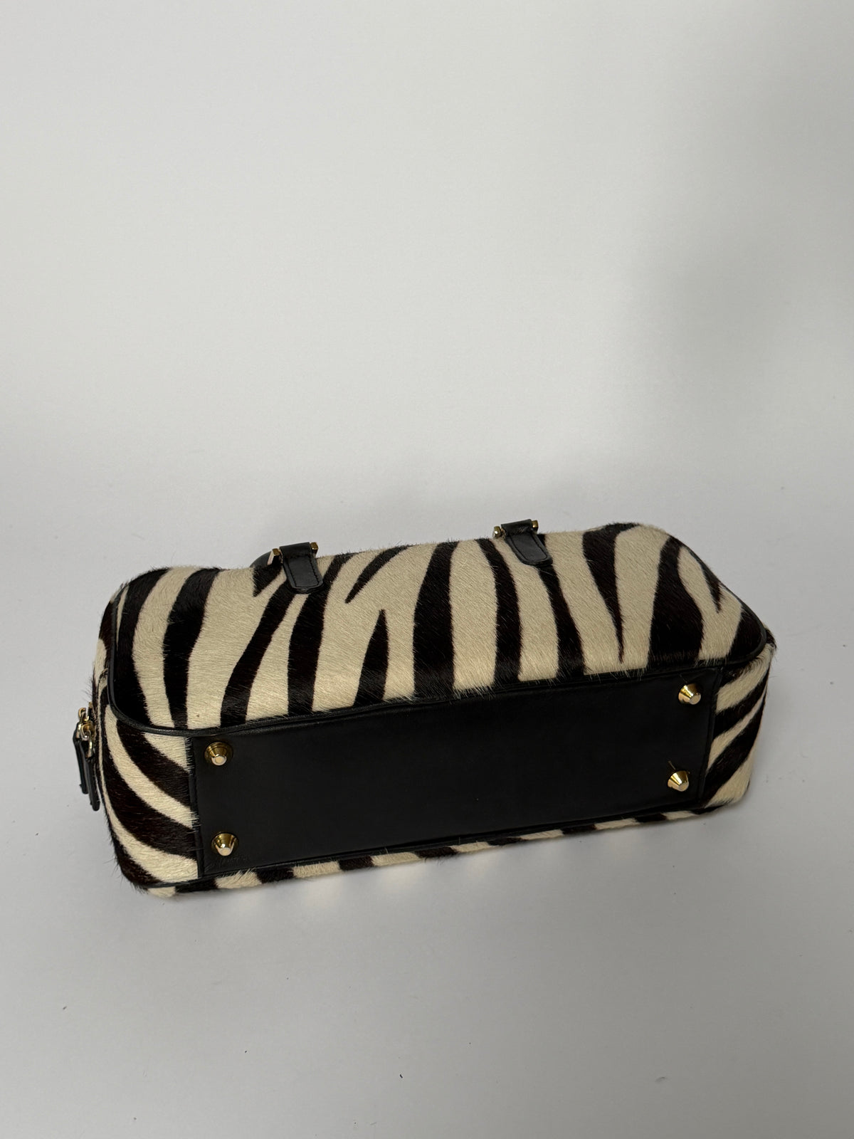 Zebra Print Pony Hair Bag