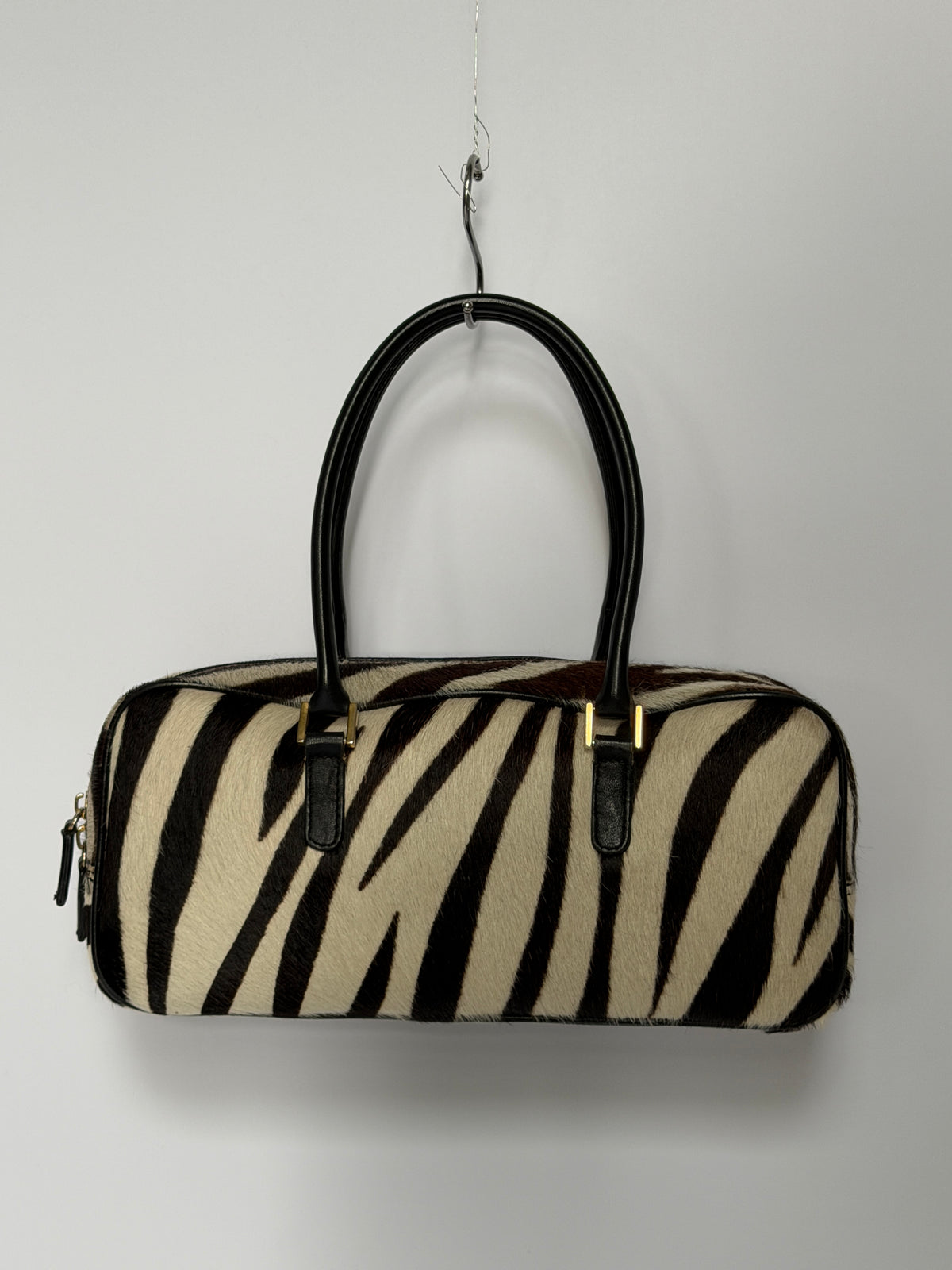 Zebra Print Pony Hair Bag