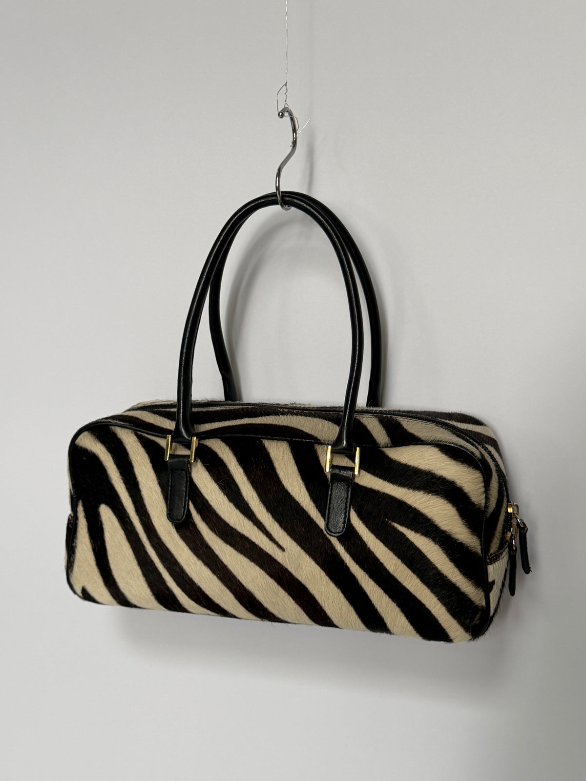 Zebra Print Pony Hair Bag