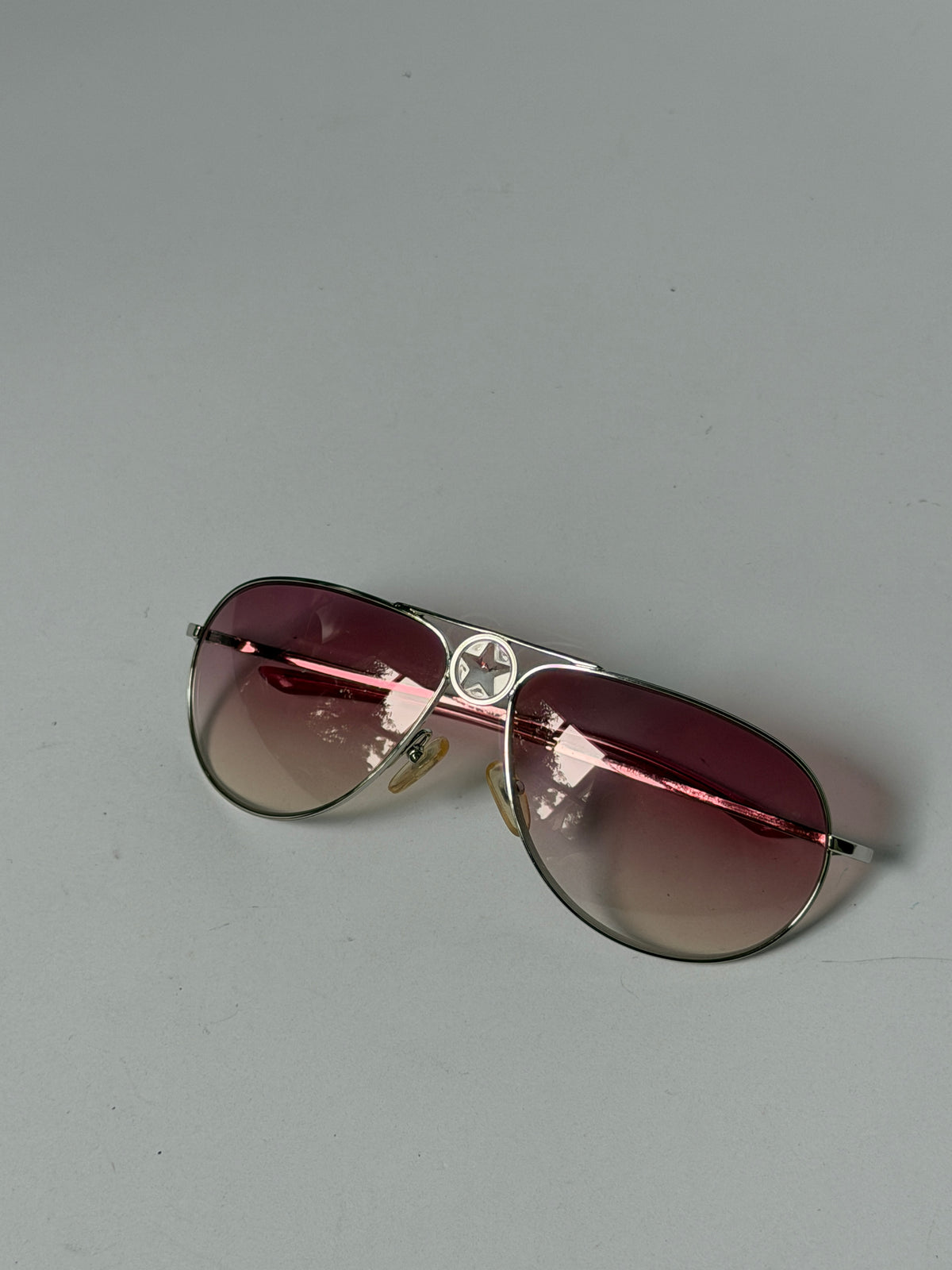 Christian Dior Hippy 1 Pink Gradient Aviator Sunglasses