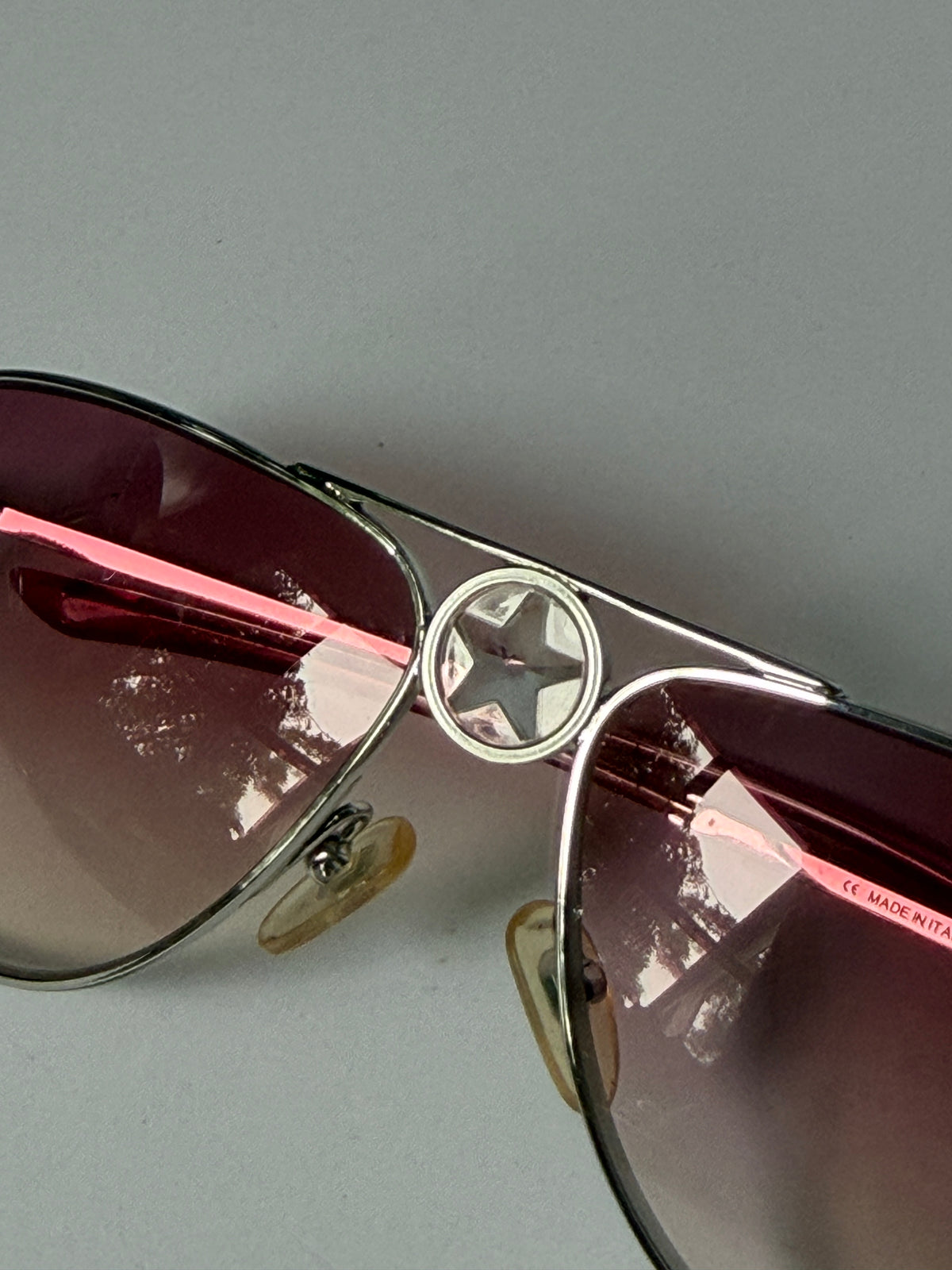 Christian Dior Hippy 1 Pink Gradient Aviator Sunglasses