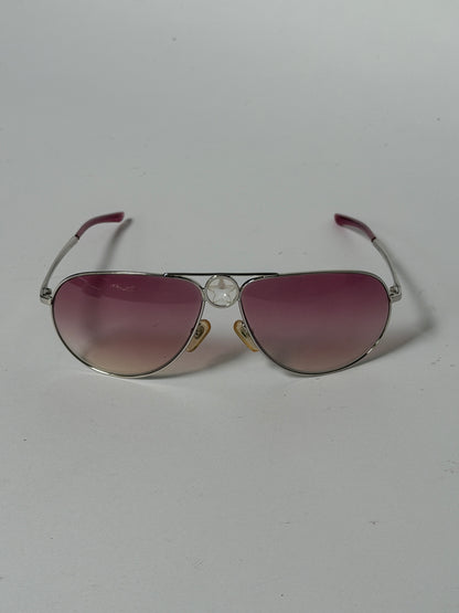 Christian Dior Hippy 1 Pink Gradient Aviator Sunglasses