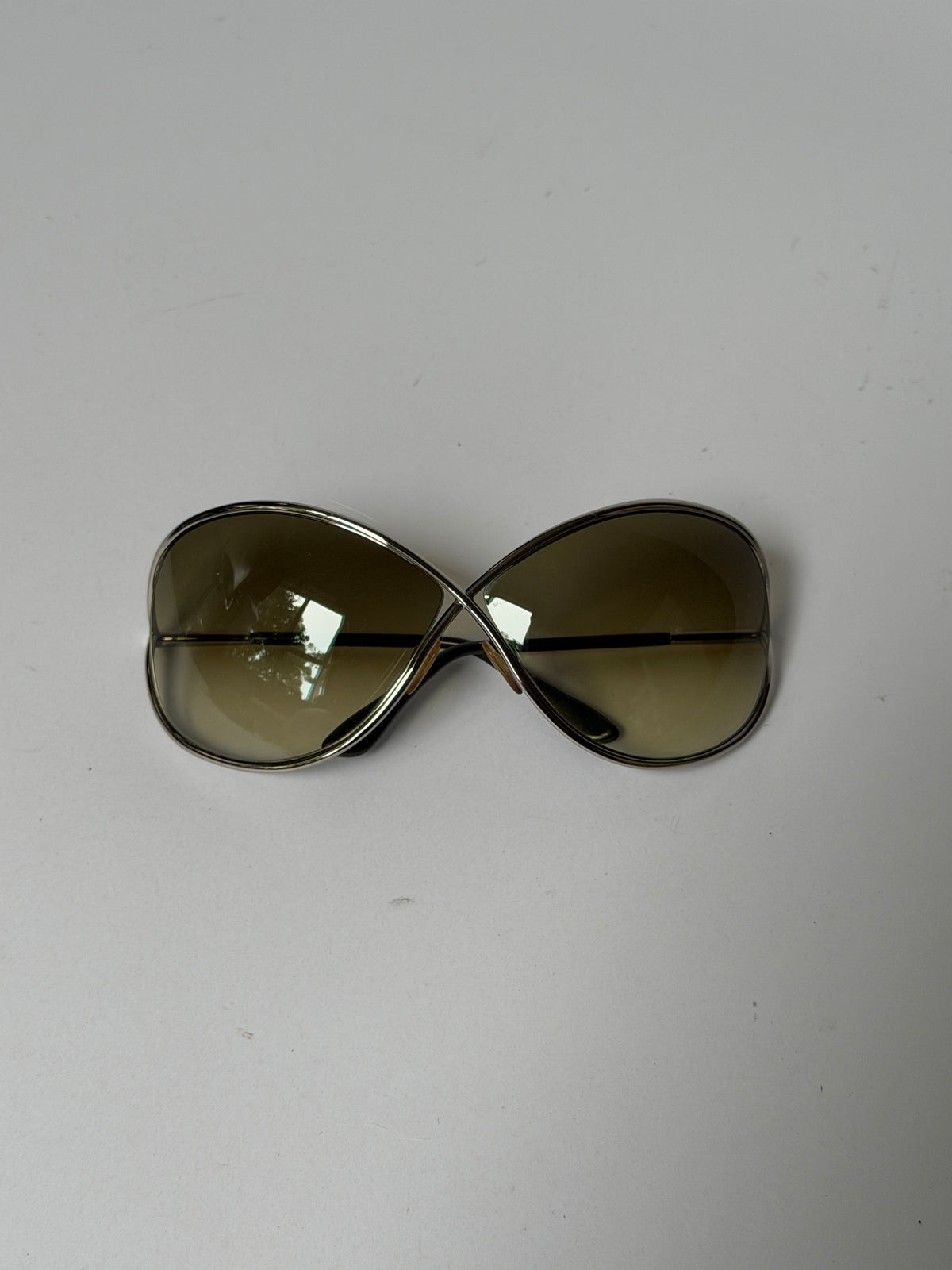 Tom Ford Miranda Silver Butterfly Sunglasses