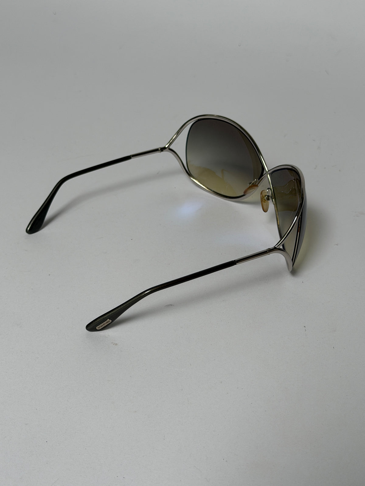 Tom Ford Miranda Silver Butterfly Sunglasses