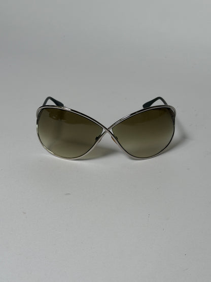 Tom Ford Miranda Silver Butterfly Sunglasses