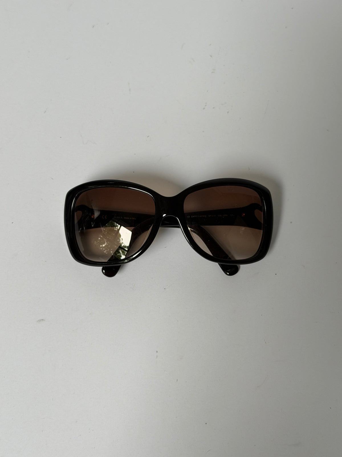 Furla Heart Detail Oversized Sunglasses