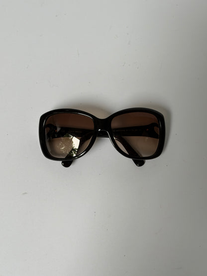 Furla Heart Detail Oversized Sunglasses