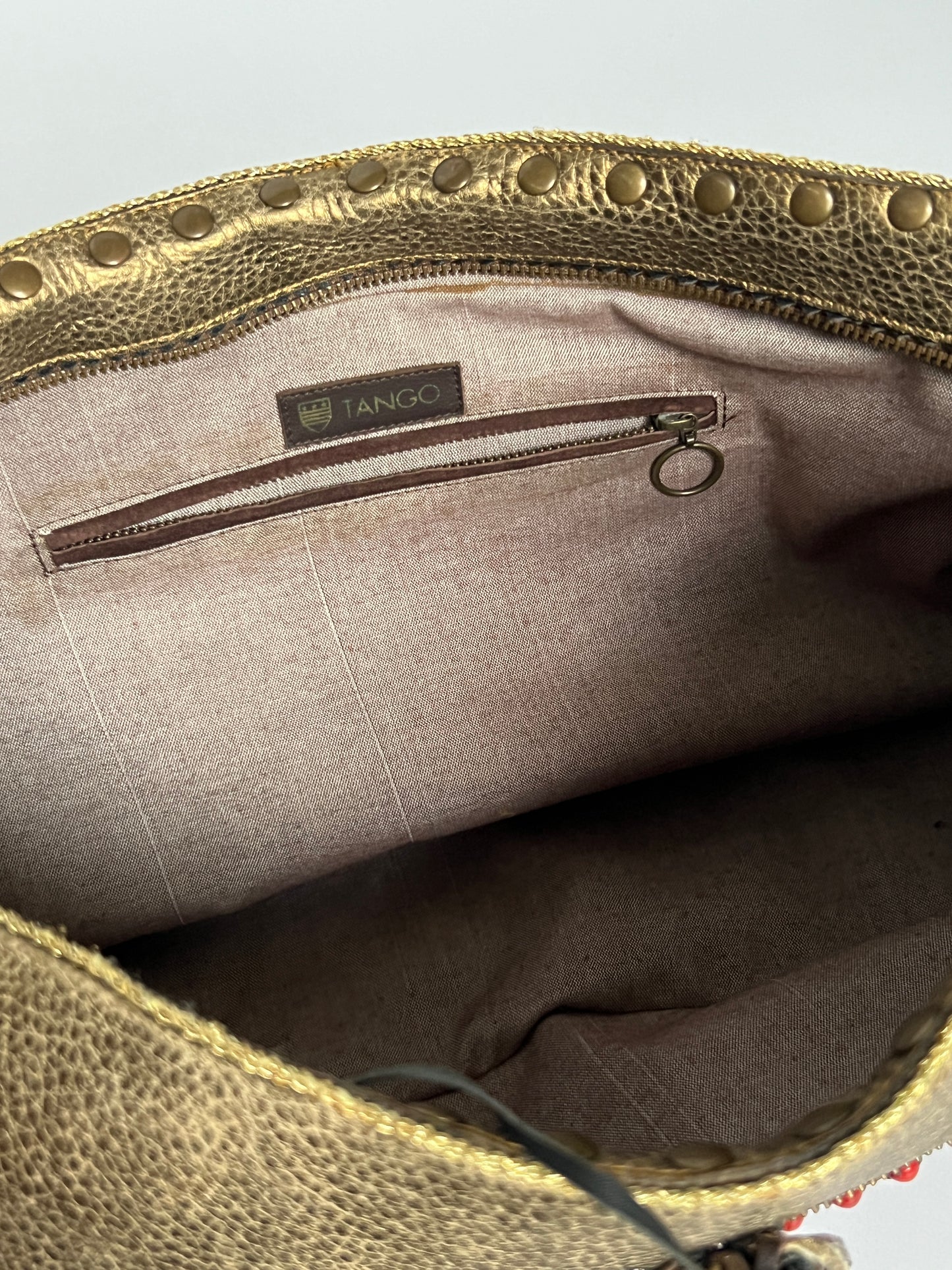 Y2K Leather Studded Bag