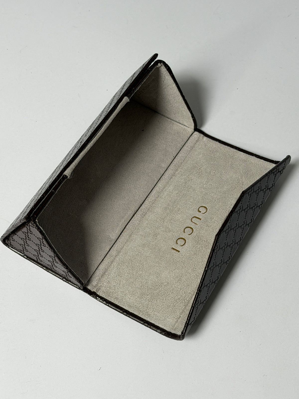 Gucci Bronze Crystal Chain Oversized Sunglasses