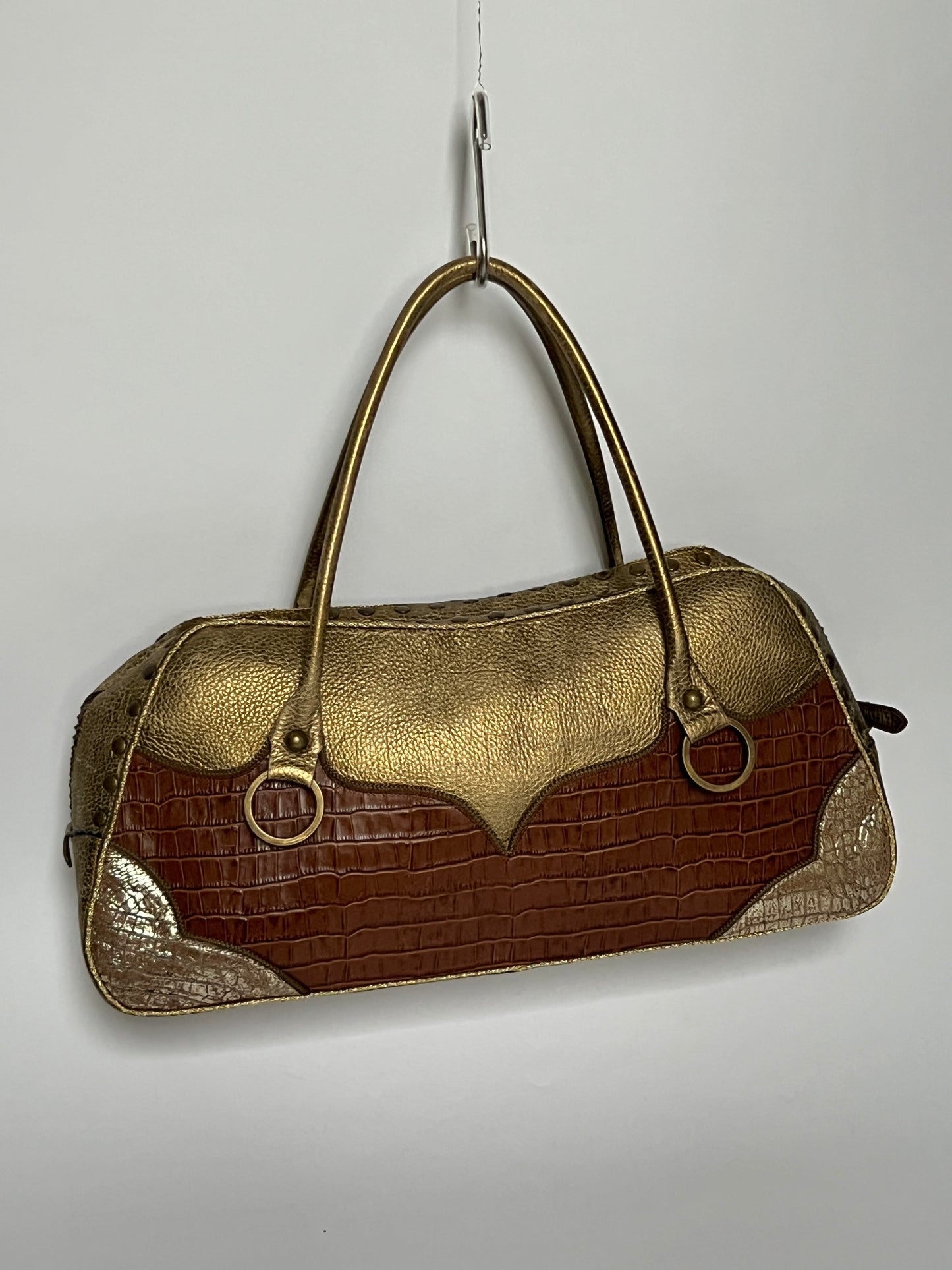 Y2K Leather Studded Bag