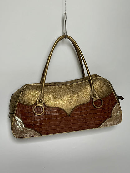 Y2K Leather Studded Bag