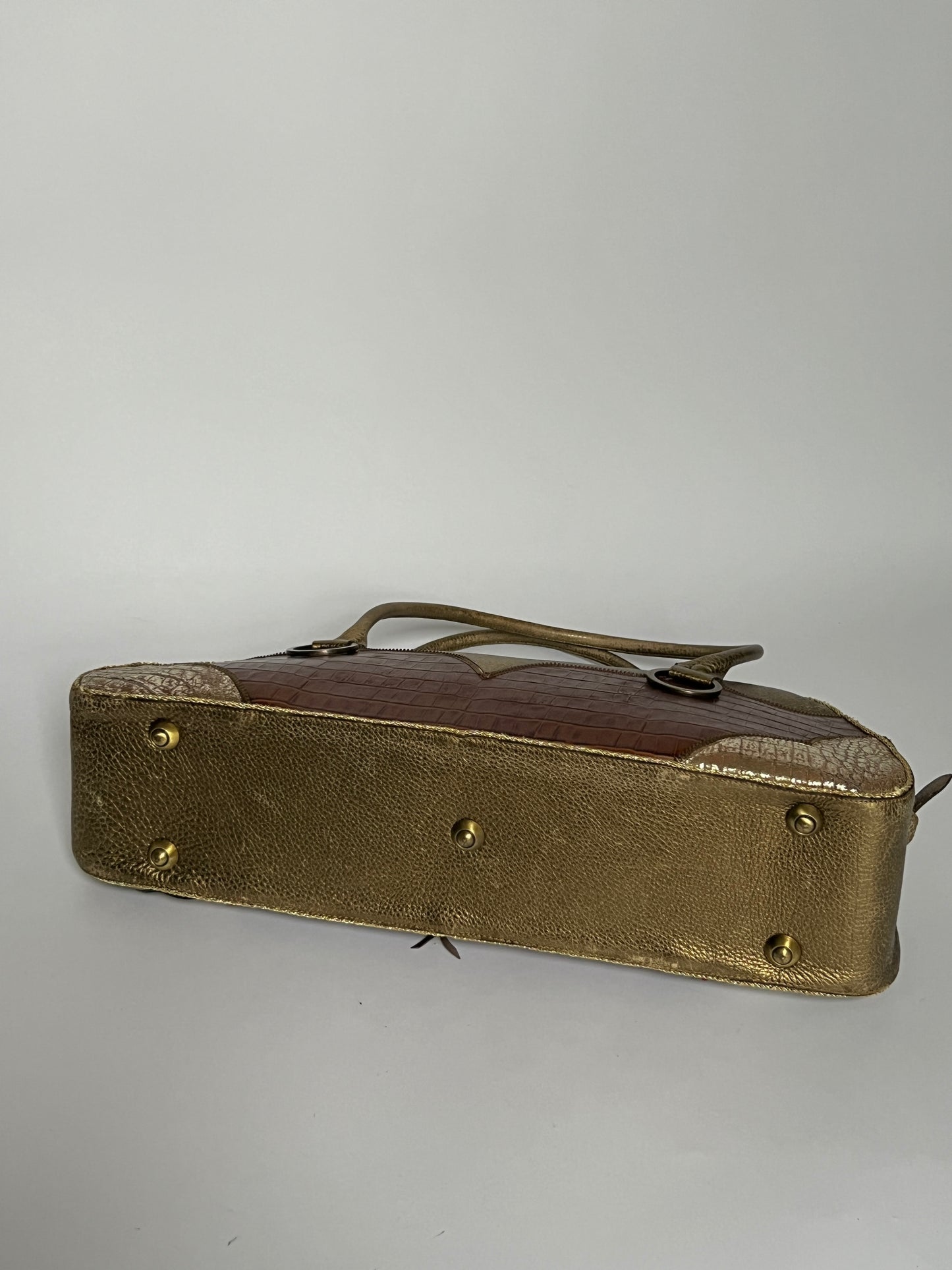 Y2K Leather Studded Bag