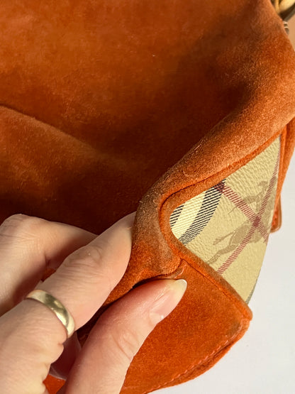 Burberry Suede Horn Bag
