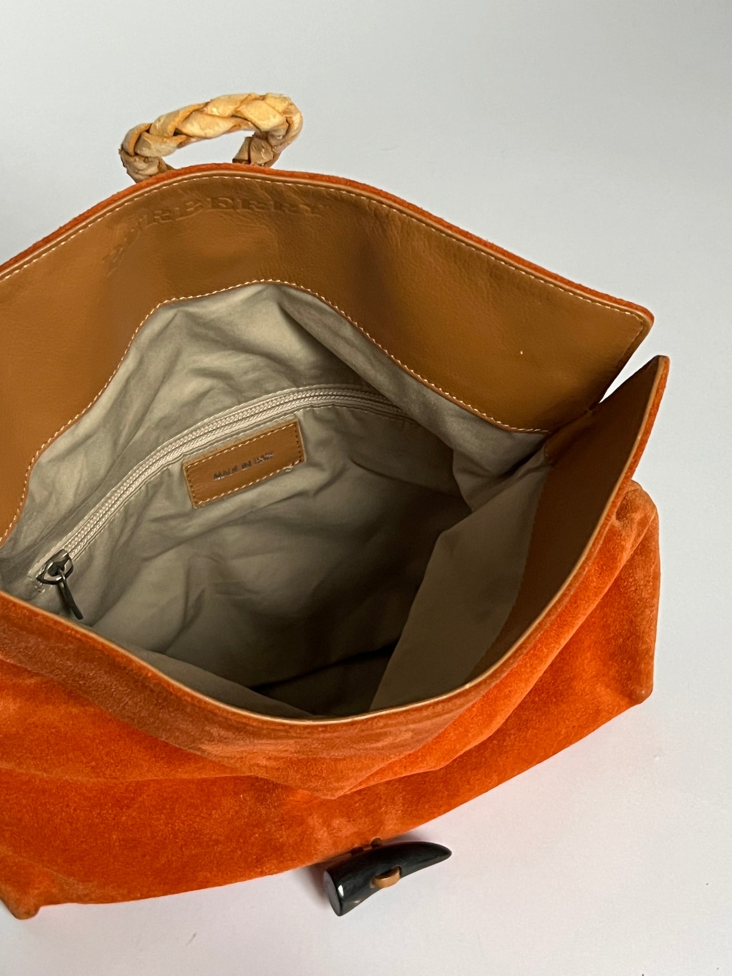 Burberry Suede Horn Bag