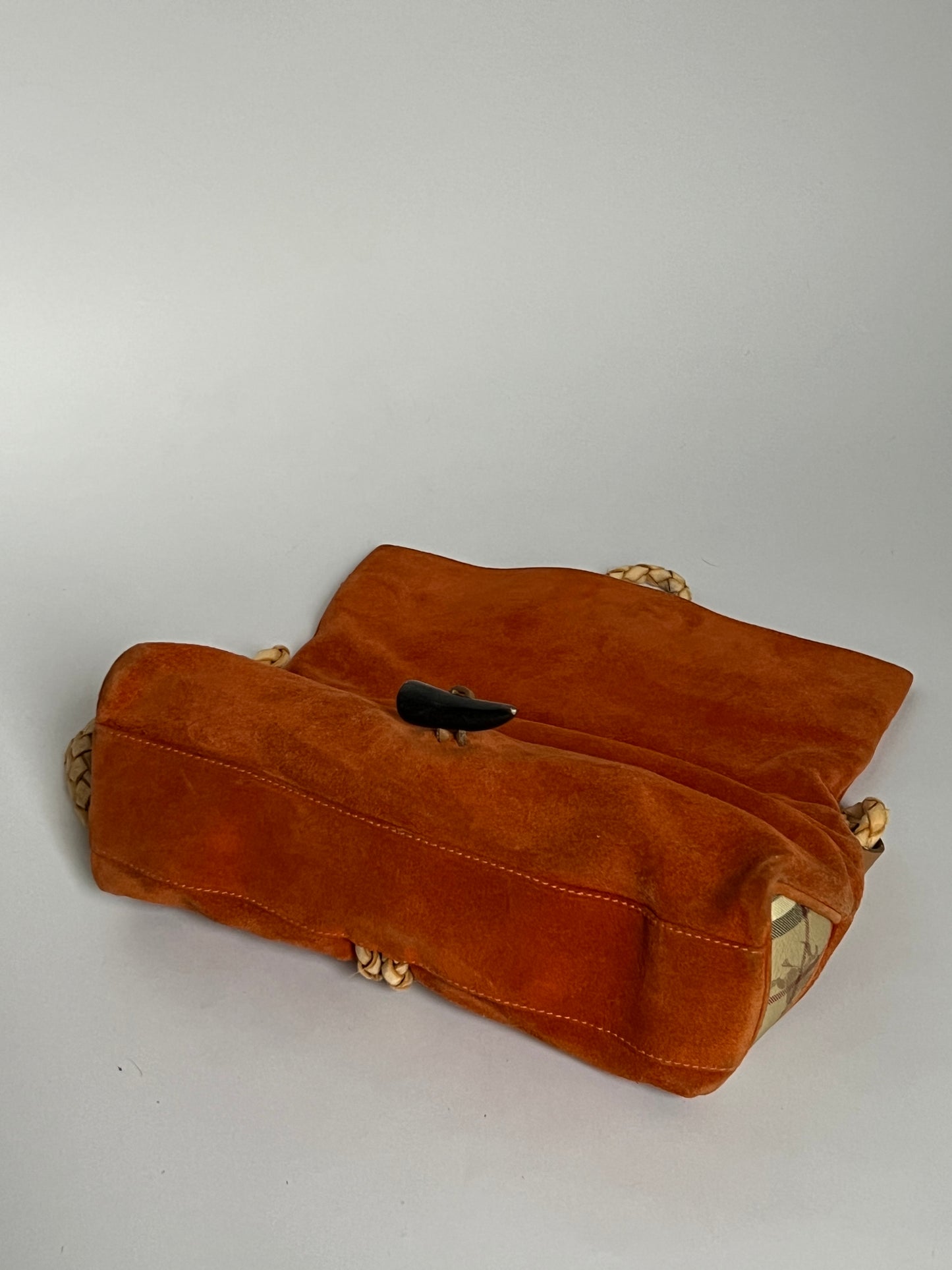 Burberry Suede Horn Bag
