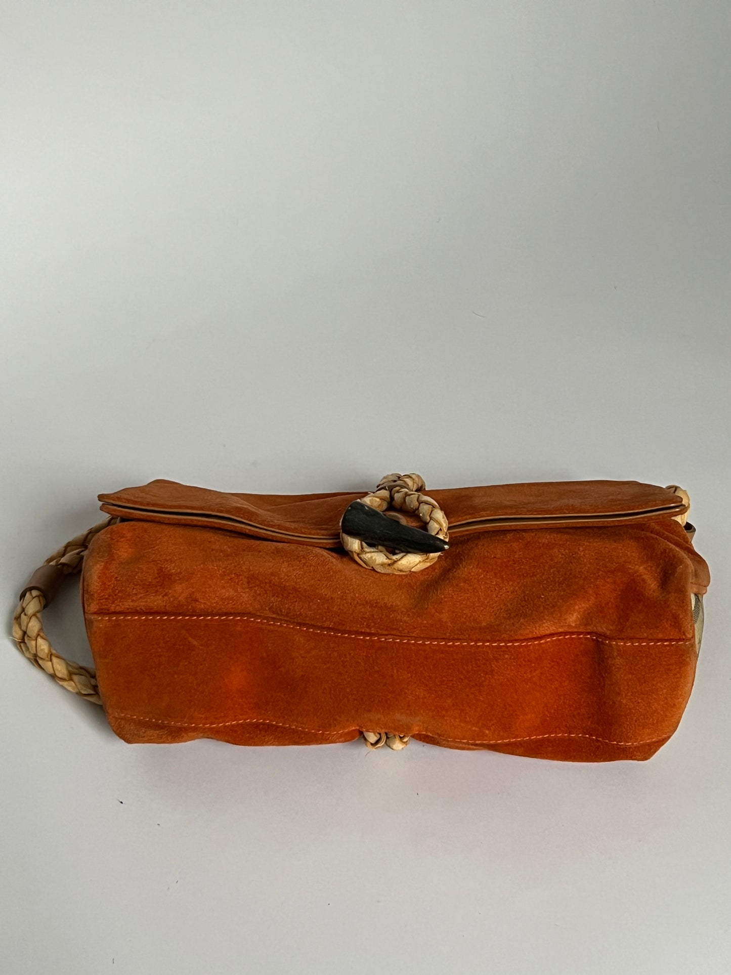 Burberry Suede Horn Bag