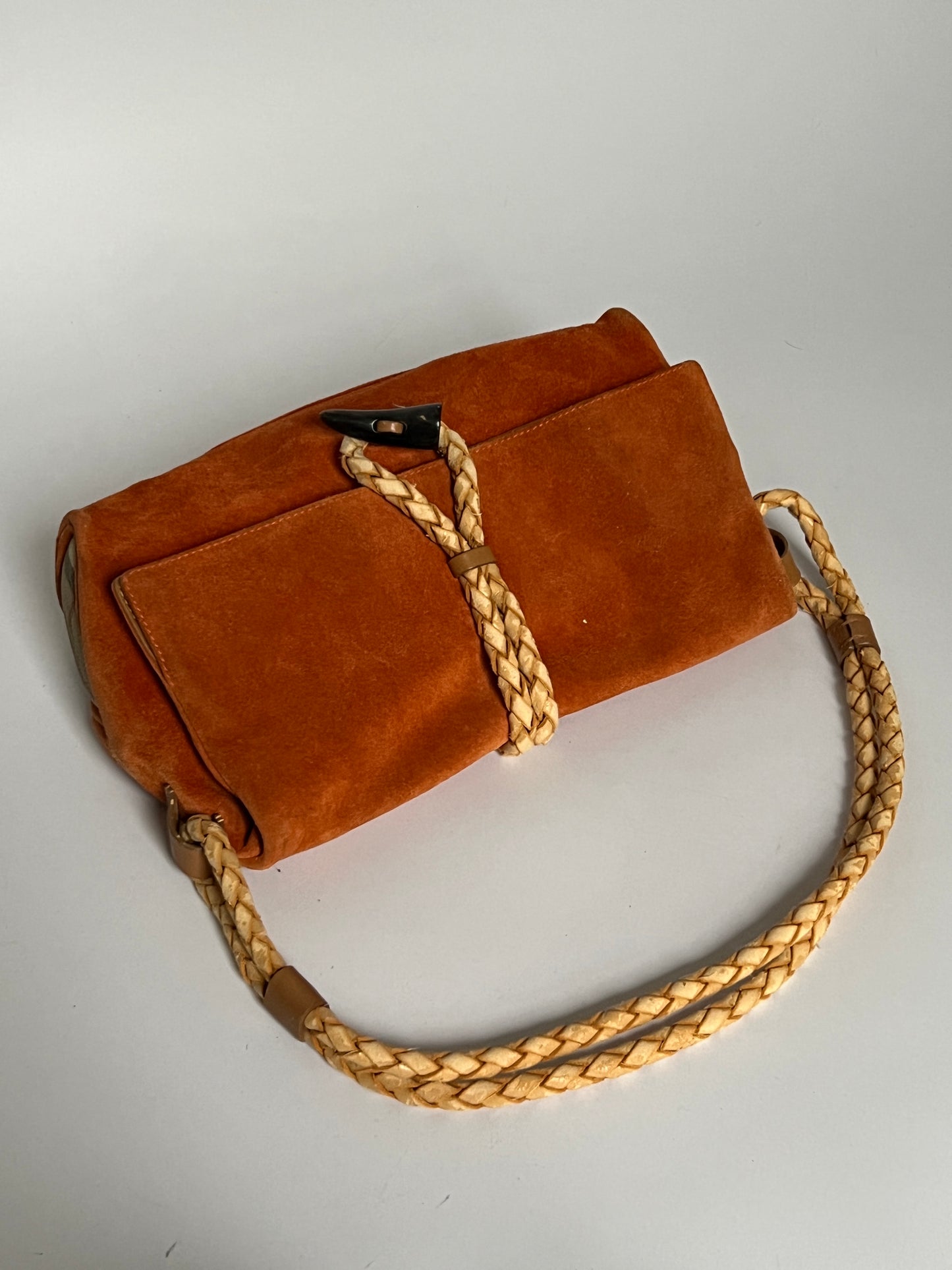 Burberry Suede Horn Bag
