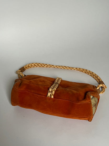 Burberry Suede Horn Bag