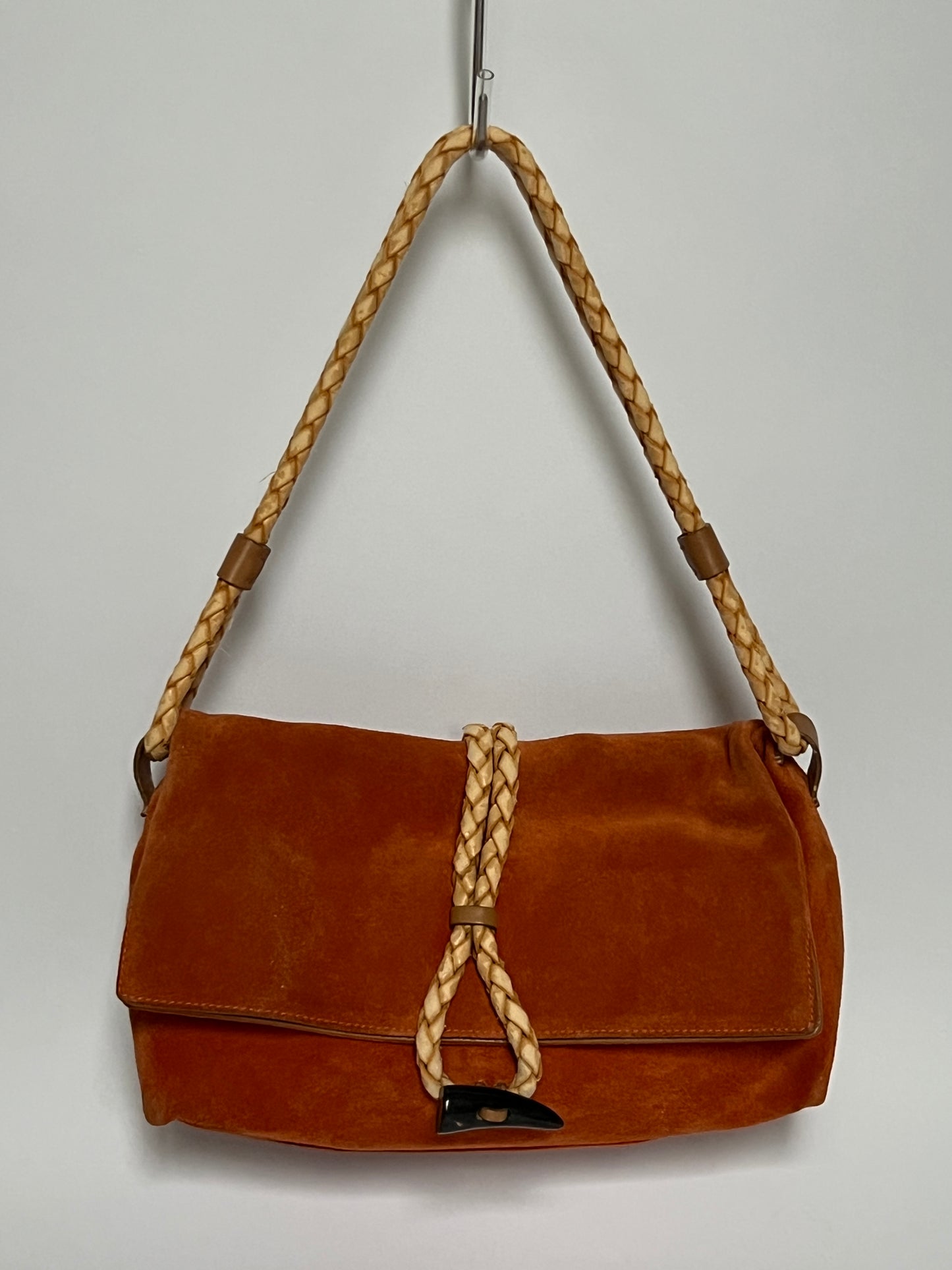 Burberry Suede Horn Bag