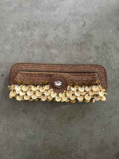 Gold Shell Bag