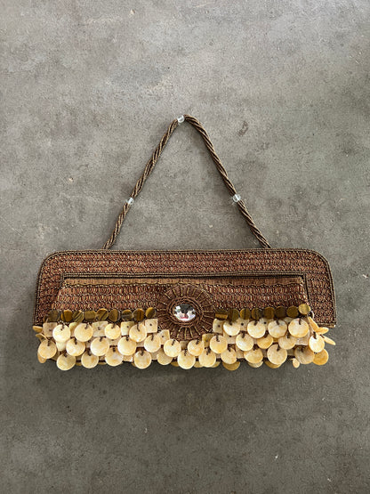 Gold Shell Bag