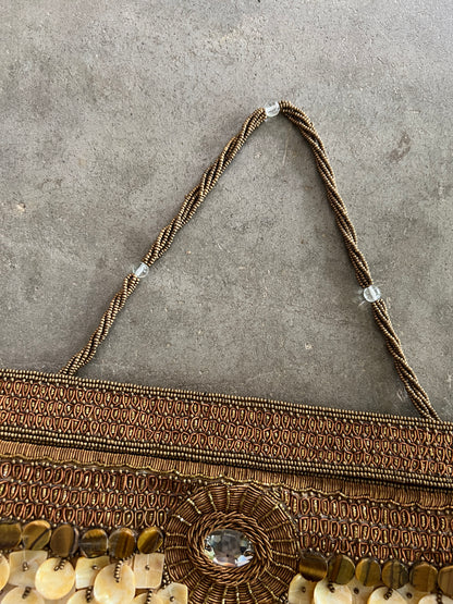 Gold Shell Bag