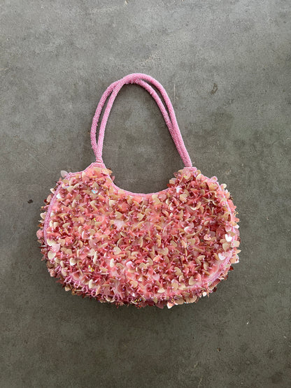 Che Che Pink Beaded Bag