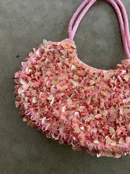 Che Che Pink Beaded Bag