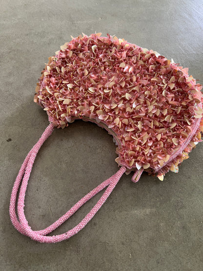 Che Che Pink Beaded Bag