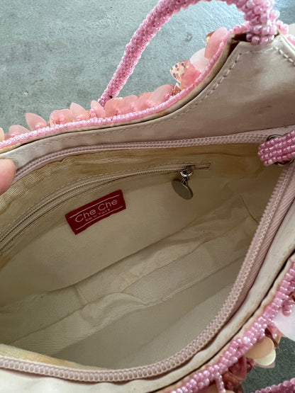 Che Che Pink Beaded Bag