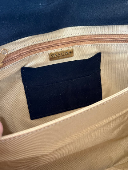 Okajima Embroidered Silk & Suede Shoulderbag