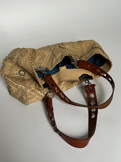 French Woven Leather Tote