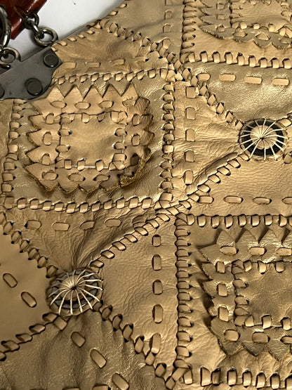 French Woven Leather Tote