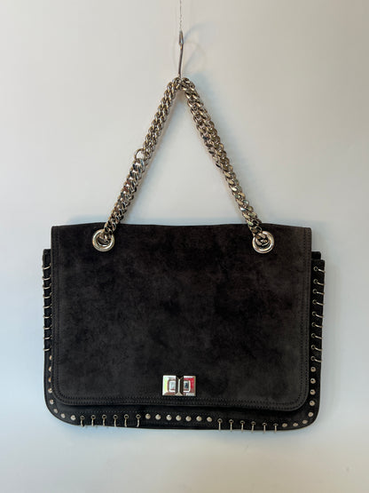 Pucci Suede Peirced Shoulder Bag