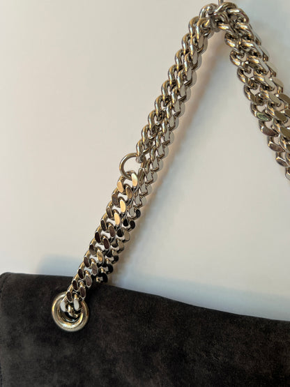 Pucci Suede Peirced Shoulder Bag