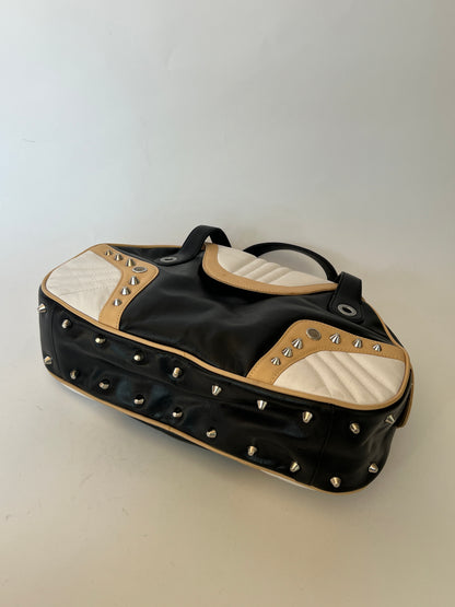 Cavalli Freedom Y2K Studded Leather Bag