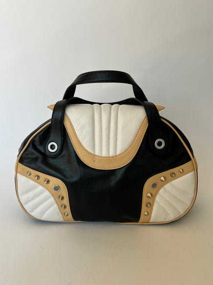 Cavalli Freedom Y2K Studded Leather Bag