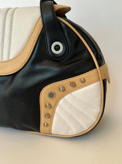 Cavalli Freedom Y2K Studded Leather Bag