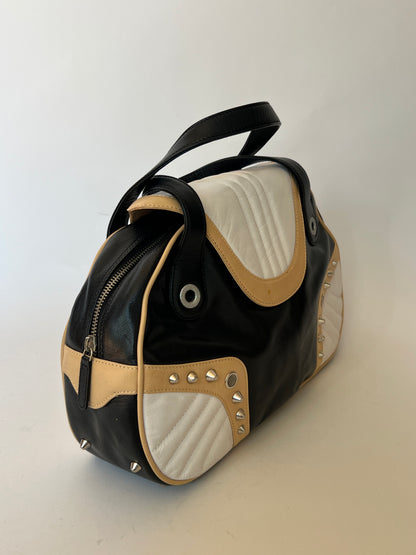 Cavalli Freedom Y2K Studded Leather Bag