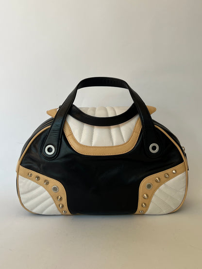 Cavalli Freedom Y2K Studded Leather Bag