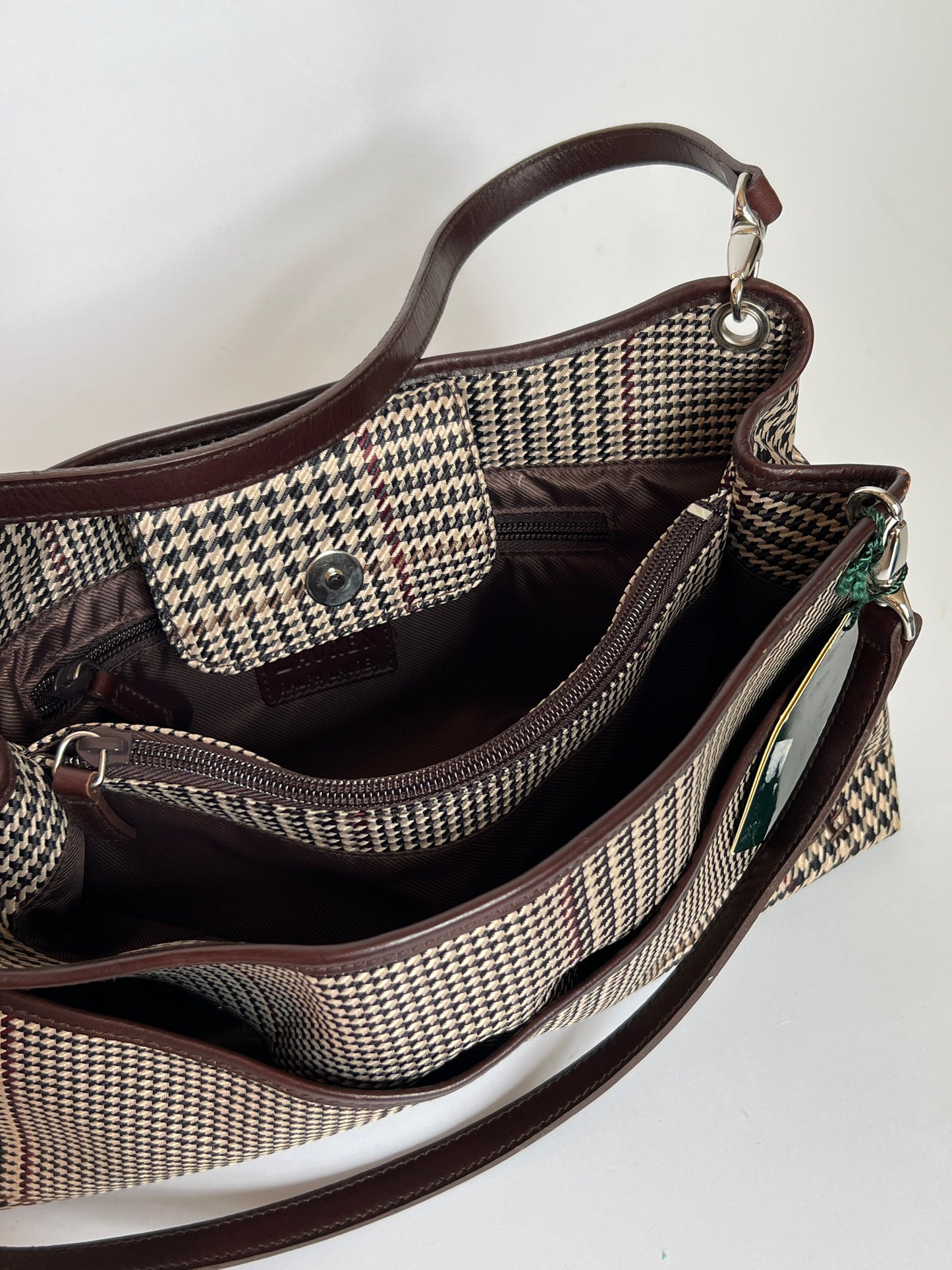 Ralph Lauren Houndstooth Vintage Bag
