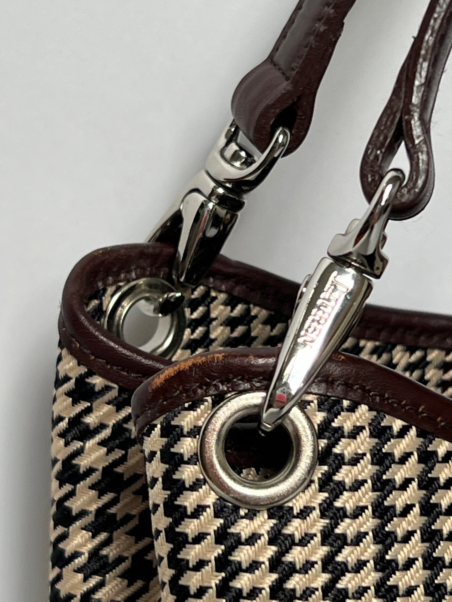 Ralph Lauren Houndstooth Vintage Bag