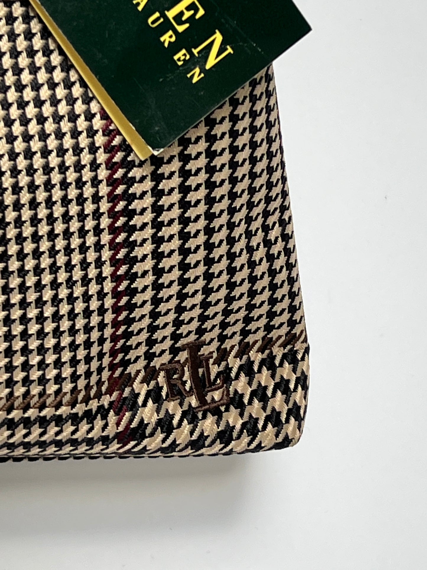 Ralph Lauren Houndstooth Vintage Bag