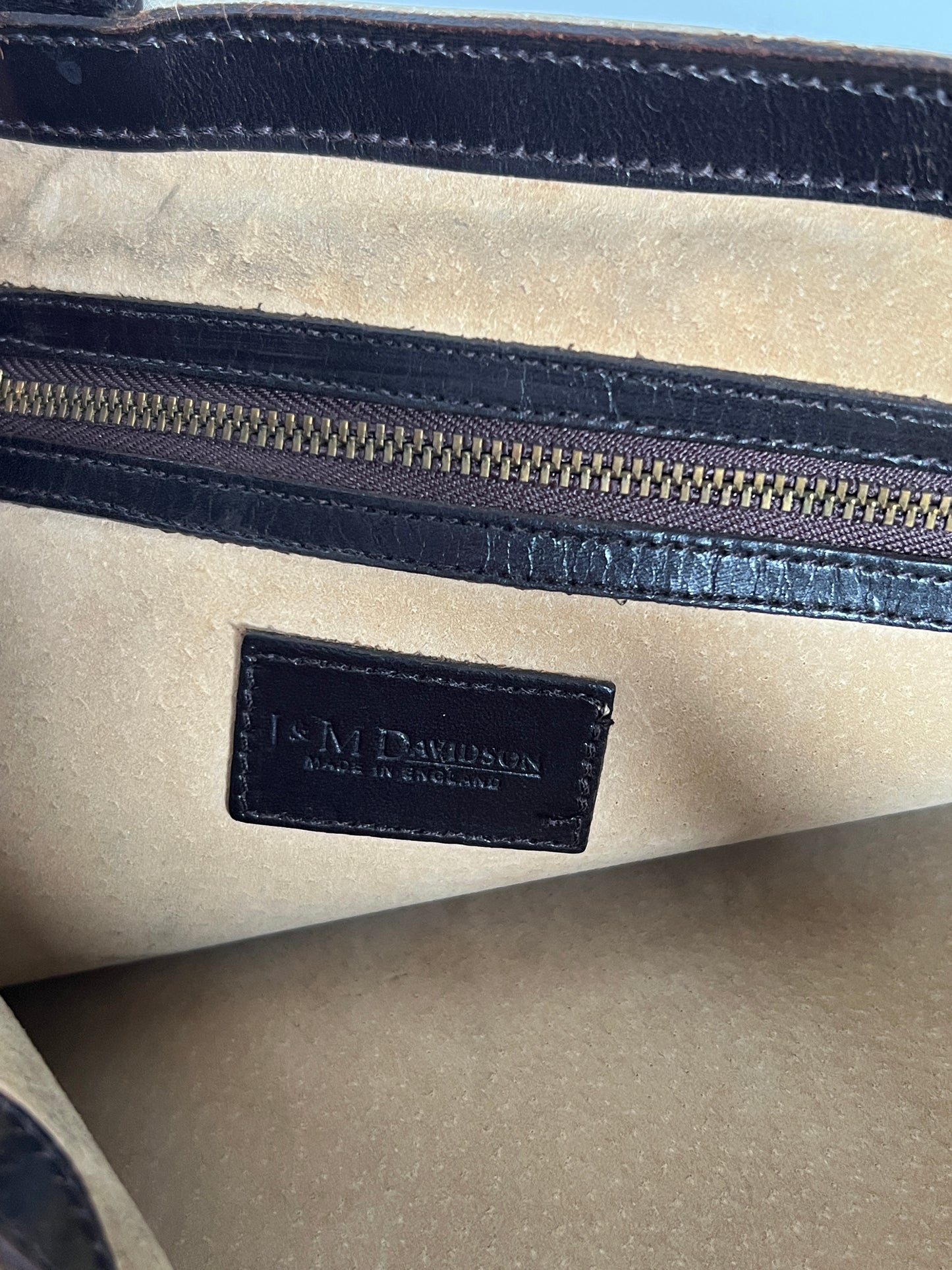Distressed Mini Cowhide Tote