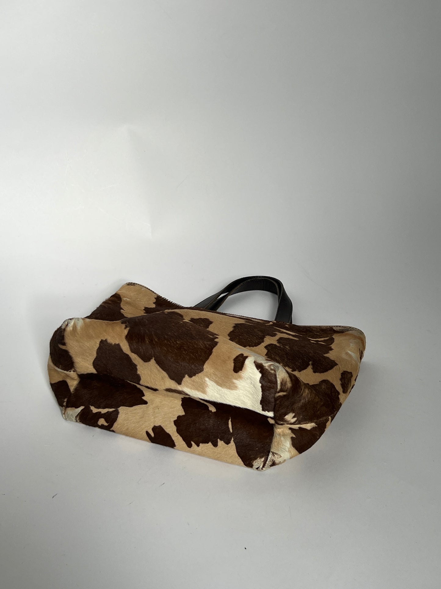 Distressed Mini Cowhide Tote
