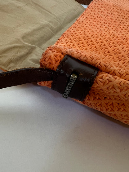 Fendissime by Fendi Textured Leather Shoulder Bag