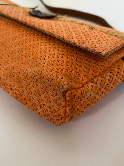 Fendissime by Fendi Textured Leather Shoulder Bag