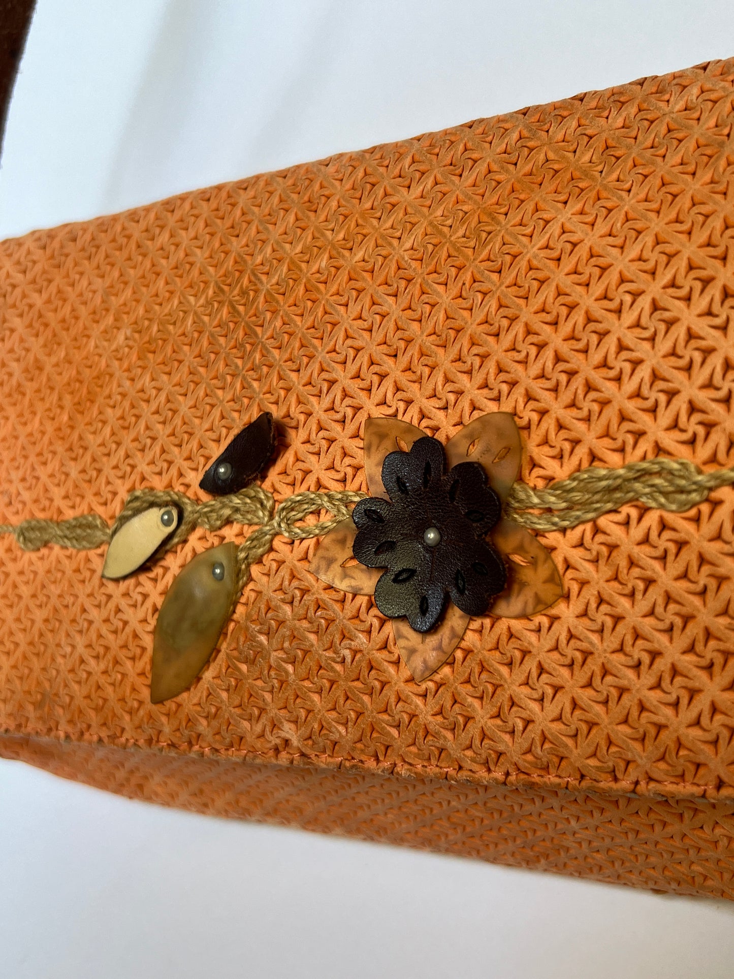 Fendissime by Fendi Textured Leather Shoulder Bag