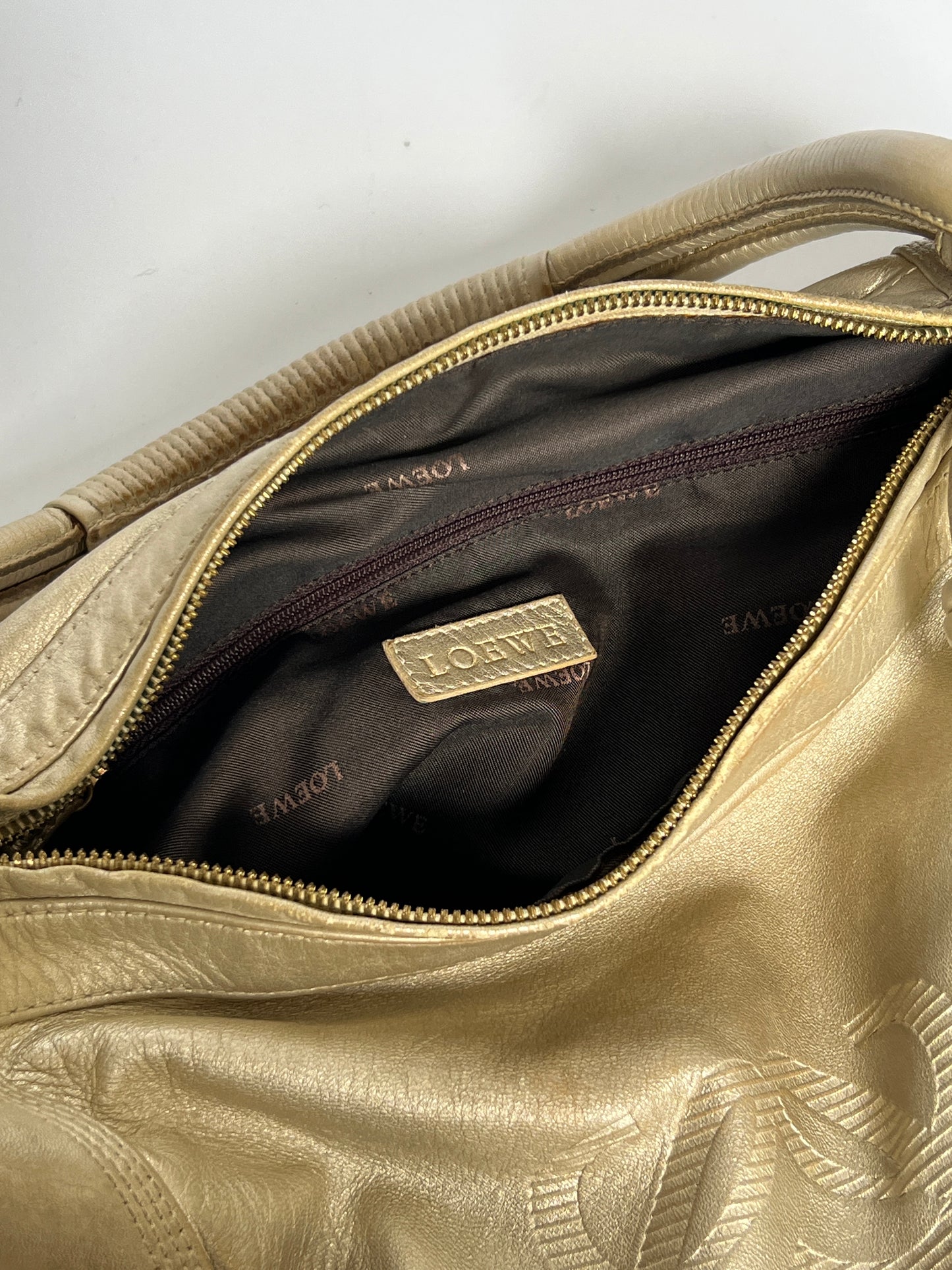 Rare Vintage Loewe Barrel Bag